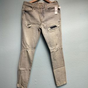 Pacsun Stacked Skinny Rip Jeans, size 30 x32